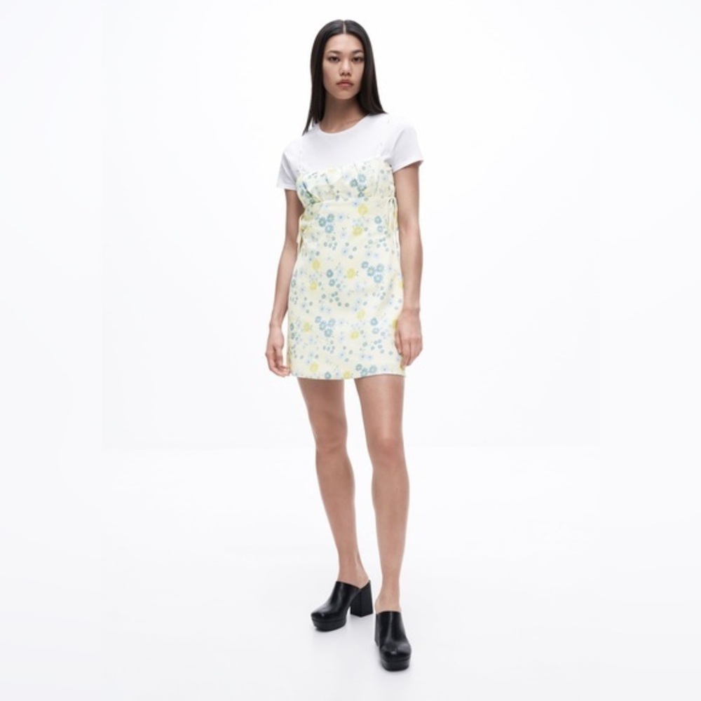 ZARA MINI LINEN‎ DRESS - Picture 3 of 10
